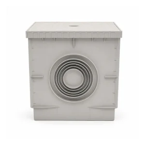 FORTUNATO Pozzetto In PVC 400x400 mm Con Chiusino Grigio Per Acqua Piovana Gereduceerde Prijs