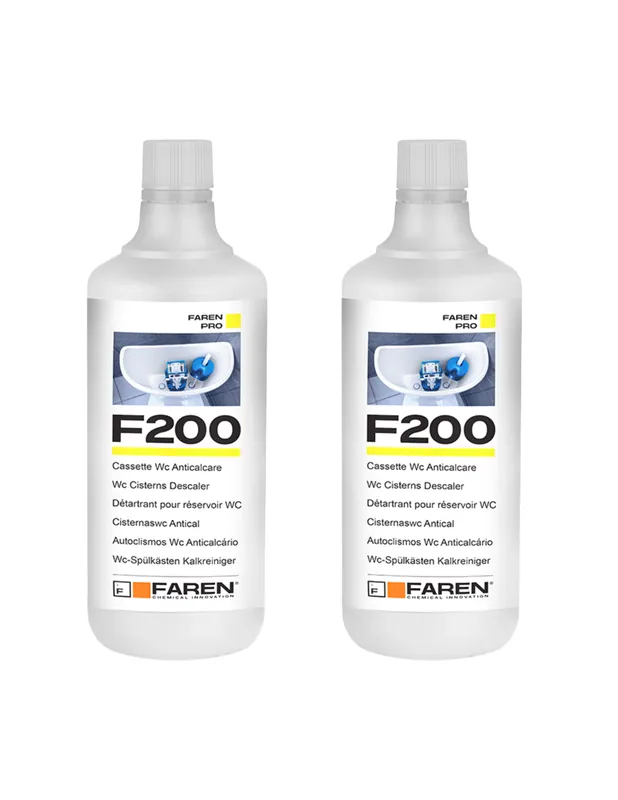 FAREN F200 Disincrostante Anticalcare Per Cassette WC 1 LT 2 Pezzi Meest Verkocht