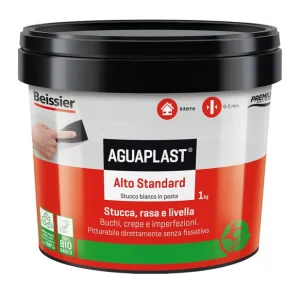 AGUAPLAST ALTO STANDARD PASTA Stucco Pronto Per Interni 1 Kg Hoge Kwaliteit