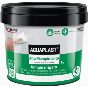 Speciale Aanbieding AGUAPLAST ALTO RIEMPIMENTO PASTA Stucco Per Muro E Legno 1 Kg