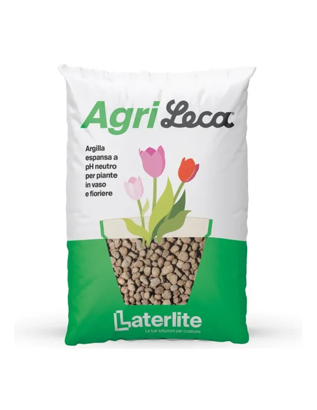 Gecertificeerd Argilla Espansa Agrileca Per Giardini Pensili E Ortoflorovivaismo 50 L