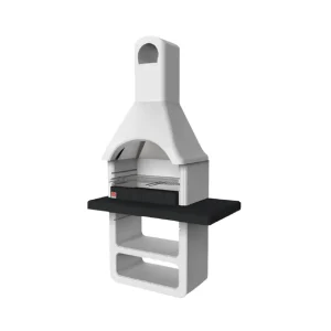 SAROM Barbecue Maribor Legna Carbonella 114 x 64 x 212,5 cm Con Griglia E Base Con Ripiano Beperkte Voorraad