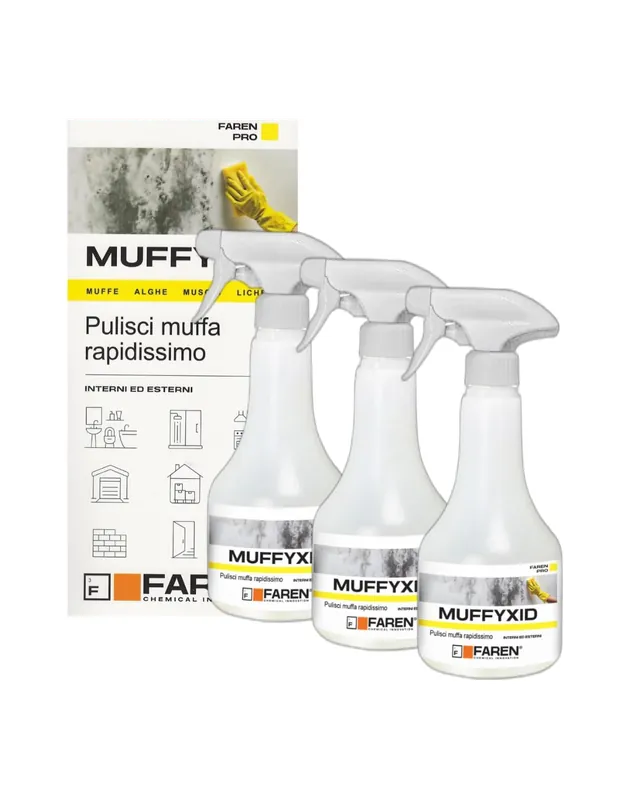 Bestel Nu Faren MUFFYXID 500 ml Pulitore Antimuffa Ad Azione Rapida Igienizzante 3 Pezzi