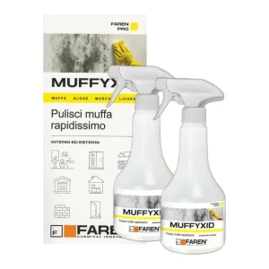 Faren MUFFYXID 500 ml Pulitore Antimuffa Ad Azione Rapida Igienizzante 2 Pezzi Tijdelijk Beschikbaar