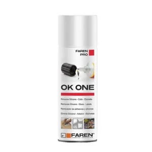 Faren OK ONE S Rimuovi Etichette E Sciogli Silicone Colla Mastice Resina 200 ml Seizoensaanbieding