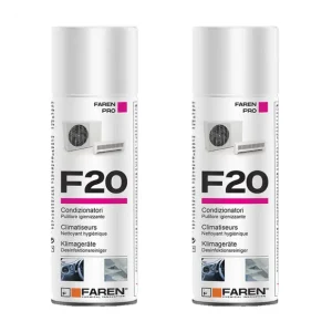 Korting Faren F20 Igienizzante Spray Profumato Per Climatizzatori Casa Auto 400ml 2 Pezzi