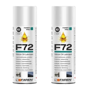 Finale Uitverkoop Faren F72 Olio Silicone Spray 400ml Lubrificante Idrorepellente Metalli 2 Pezzi