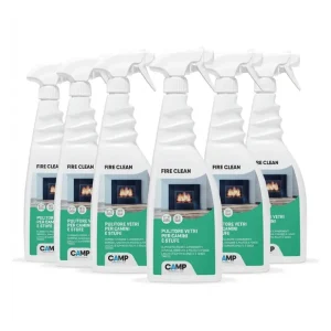 Koopje KIT 6 Fire Clean Da 750 ml Pulitore Decarbonizzante Vetri E Superfici Di Camini