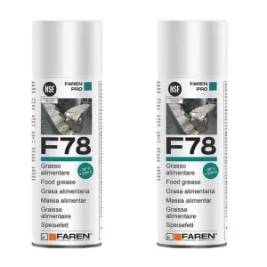 Faren F78 Grasso Spray Alimentare FDA Atossico Antiossidante 400 ml 2 Pezzi Lage Prijs
