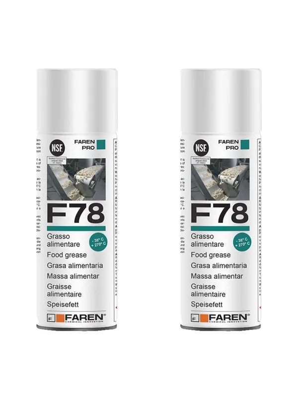 Faren F78 Grasso Spray Alimentare FDA Atossico Antiossidante 400 ml 2 Pezzi Lage Prijs