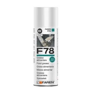 Faren F78 Grasso Spray Alimentare FDA Atossico Antiossidante Protettivo 400 ml Direct Verzonden