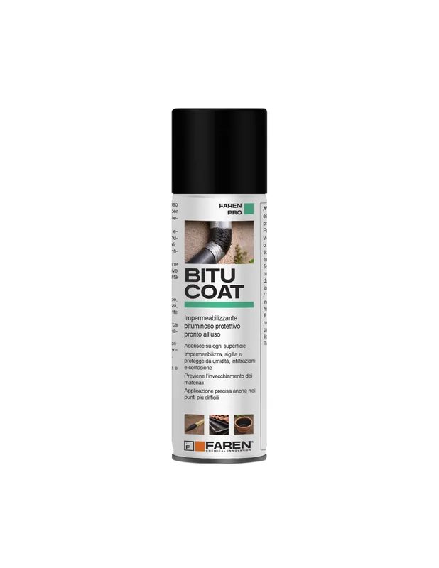 Favoriet Faren BITUCOAT Rivestimento Bituminoso Spray Impermeabilizzante Protettivo 500ml