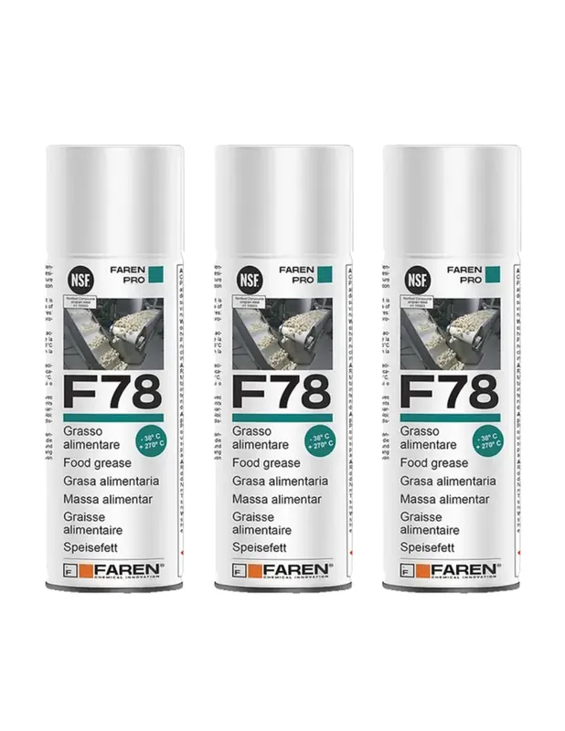 Weekendaanbieding Faren F78 Grasso Spray Alimentare FDA Atossico Antiossidante 400 ml 3 Pezzi