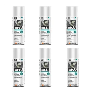 Speciale Aanbieding Faren F78 Grasso Spray Alimentare FDA Atossico Antiossidante 400 ml 6 Pezzi