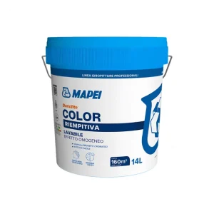 Uitverkoop Dursilite Color Idropittura Murale Riempitiva Lavabile Per Interni Fustino 14 L
