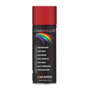 Direct Beschikbaar Faren Vernice Spray Acrilica Antiruggine Grigio Opaco 400 ml Fondo Protettivo