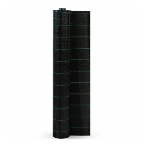 Gecertificeerd Telo Pacciamatura Nero Anti-Erbacce 100 gr/mq In Polipropilene 2 x 100 mt