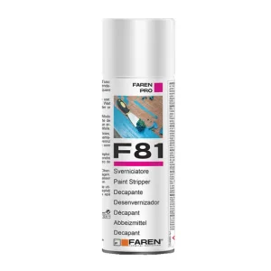Gereduceerde Prijs Faren F81 Sverniciatore Spray Rapido Per Rimozione Vernici 400 ml