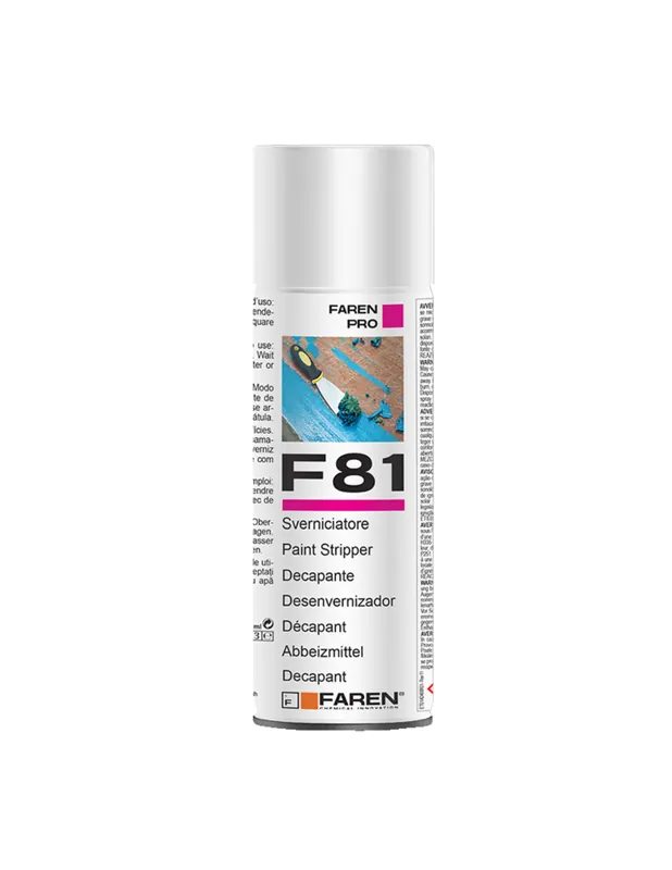 Gereduceerde Prijs Faren F81 Sverniciatore Spray Rapido Per Rimozione Vernici 400 ml