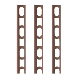 Profili In Alluminio Verniciato Colore 136 a L per Finitura Parete Proangle 1 pz., 3 PZ Aanbieding