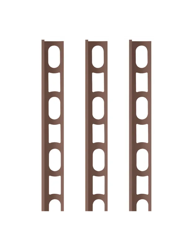 Profili In Alluminio Verniciato Colore 136 a L per Finitura Parete Proangle 1 pz., 3 PZ Aanbieding