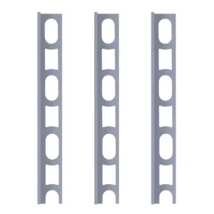 Nieuw Profili In Alluminio Verniciato Colore 127 Grigio Artico a L per Finitura Parete Proangle 1 pz., 3 PZ