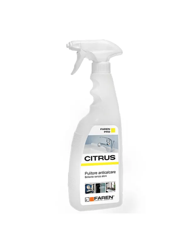 Gratis Retour FAREN Anticalcare CITRUS Pulitore Rubinetterie Da 750 ml