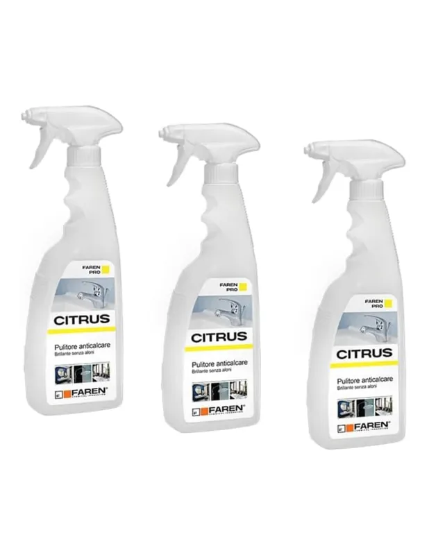 FAREN Anticalcare CITRUS Pulitore Rubinetterie Da 750 ml 3 Pezzi Goedkoop