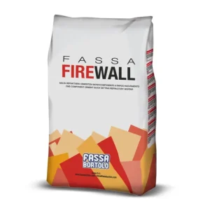 Fassa FIREWALL Malta Refrattaria Cementizia Rapida Per Alte Temperature 5 Kg Beperkt Aanbod