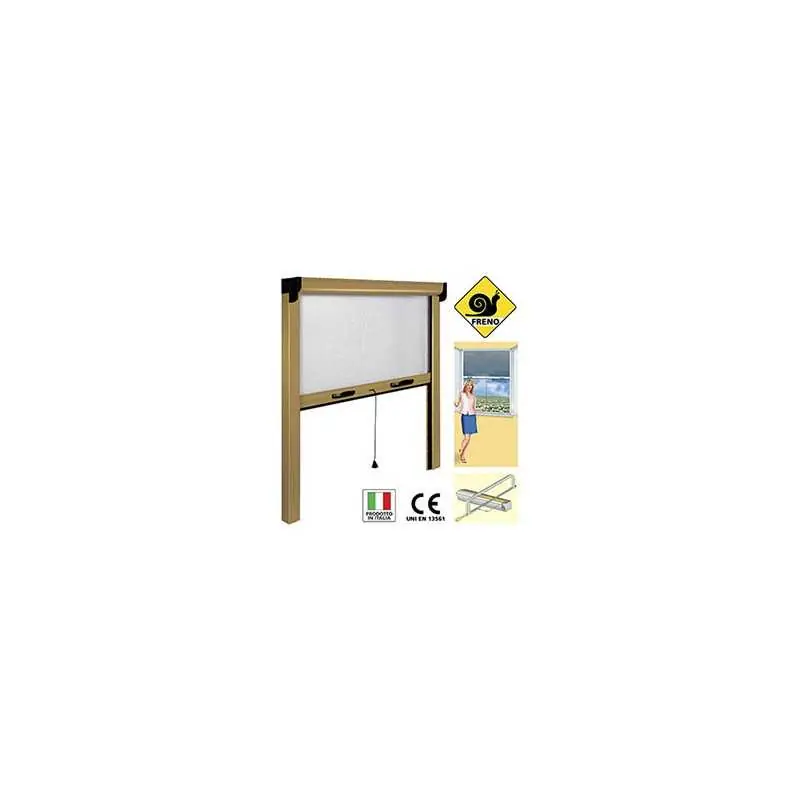 ZANZARIERA IRS FINESTRE BRONZO 160,Eur 65,54 Uitverkoop