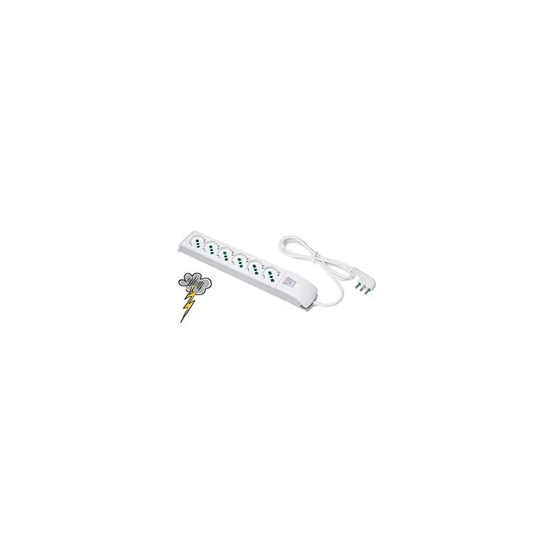 MULTIPRESA 410240 6BI+SC+I PROTETTA,Eur 38,49 Gratis Retour