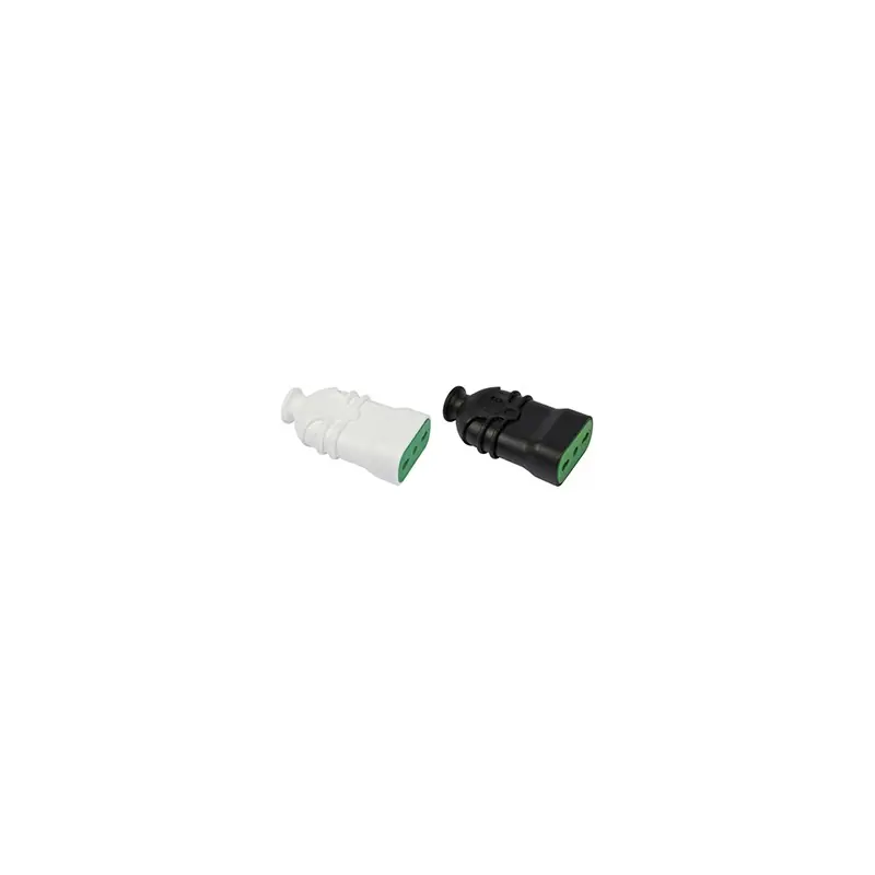 Gereduceerde Prijs PRESA VOLANTE PROF.81111 NE.2P+T 16A BIPASSO,Eur Colore BIANCO