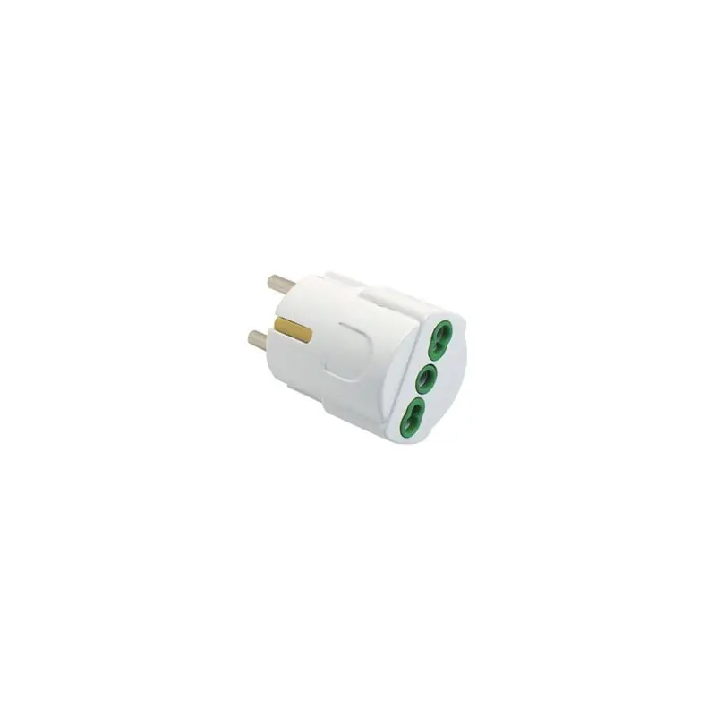 Gratis Retour ADATTATORE 81090 BIANCO16A POL/SCHUKO,Eur 3,62