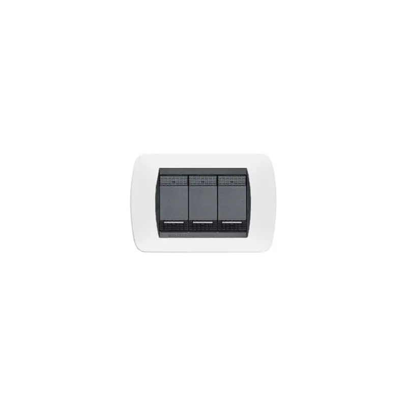 Dagaanbieding PLACCA BTICINO LIVING BIANCA 4POSTI L4804PB,Eur