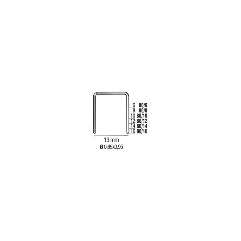 Beperkte Voorraad PUNTI METALLICI 80/14 (10000) MM.14,Eur 17,17