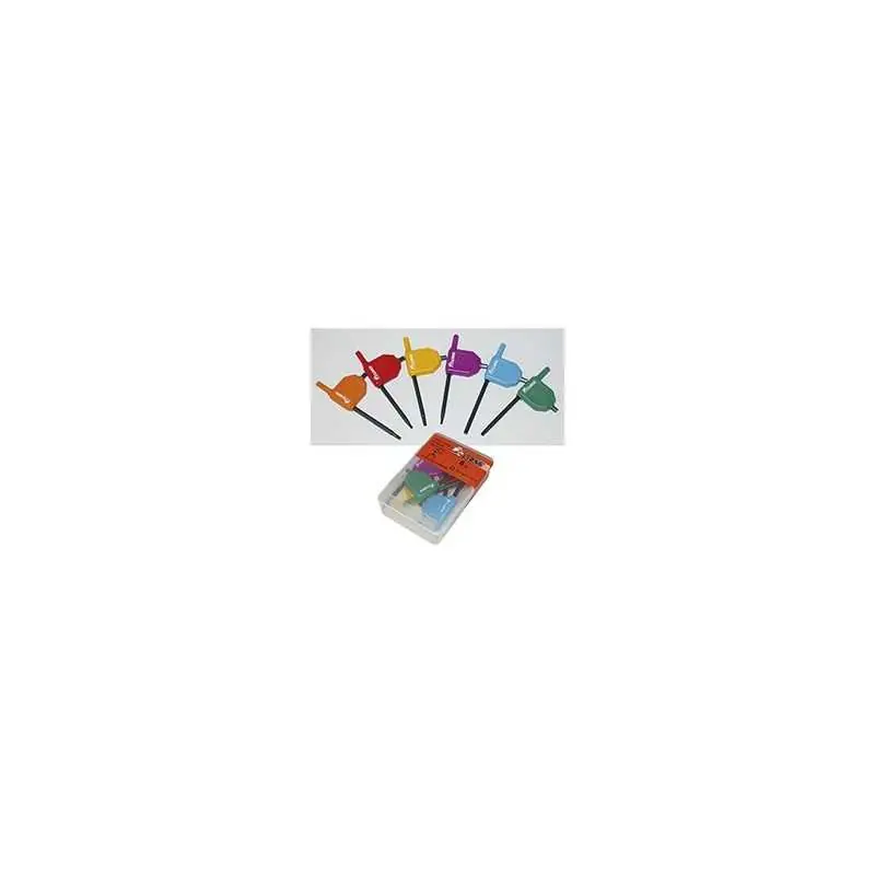 CHIAVI TORX MINI LIONS 282V SERIE 6 PZ COLOR,Eur Bestel Nu