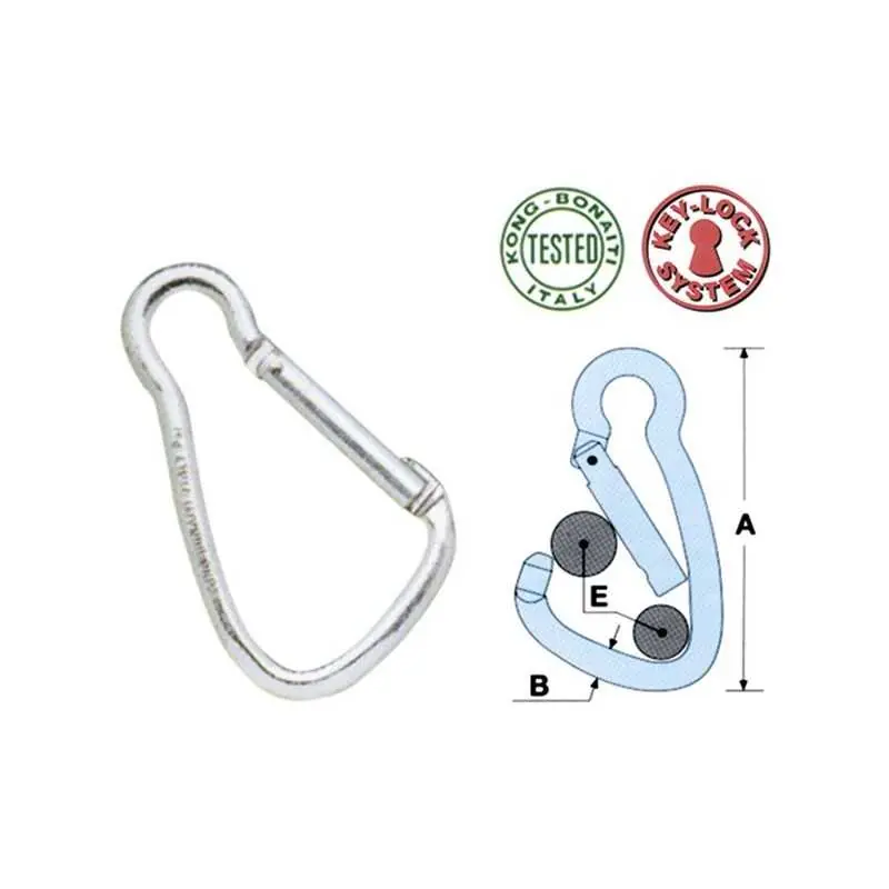 MOSCHETTONI ACCIAIO ZINCATO KONG ART.455.18 Koop Vandaag