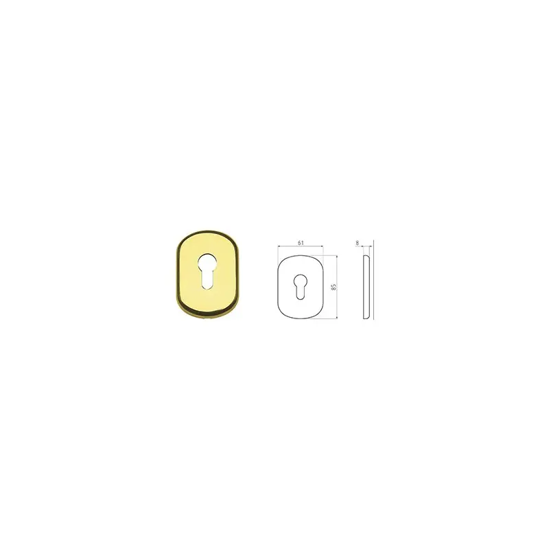 BOCCHETTE CIL. SAGOMATO 61X85 CROMOSAT,Eur 5,57 Goedkoop