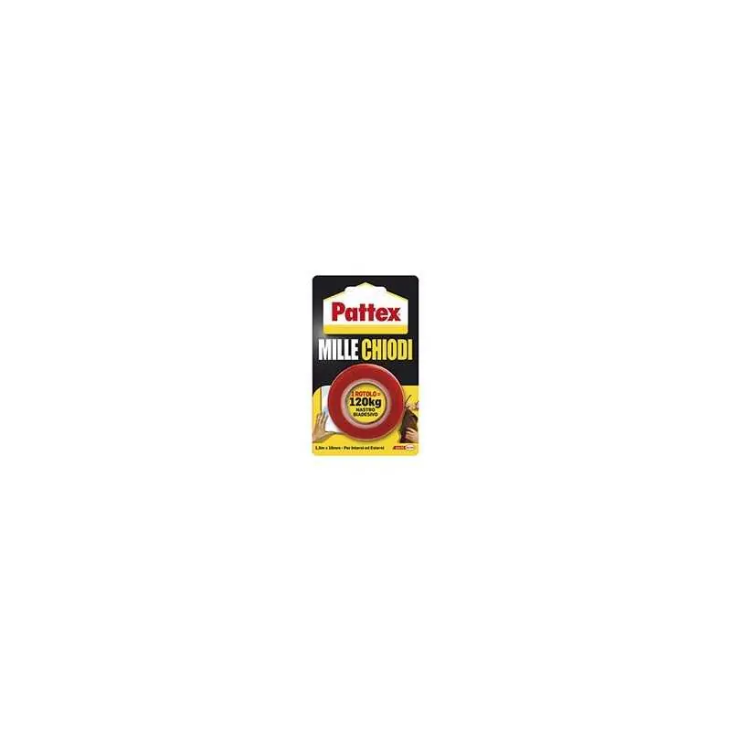 Shop Nu NASTRO BIADESIVO PATTEX MILLECHIODI TAPE 19MM