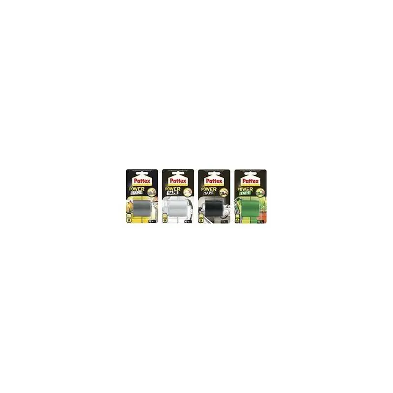 NASTRO PATTEX POWER TAPE COLORATO 50MM 5MT,Eur Colore NERO Lage Prijs