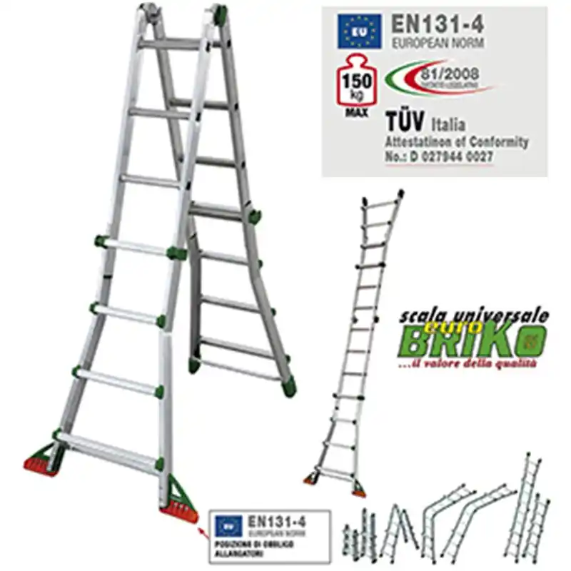 SCALE ALLUMINIO FACAL EUROBRIKO 1 EN131 CM310,Eur Op = Op