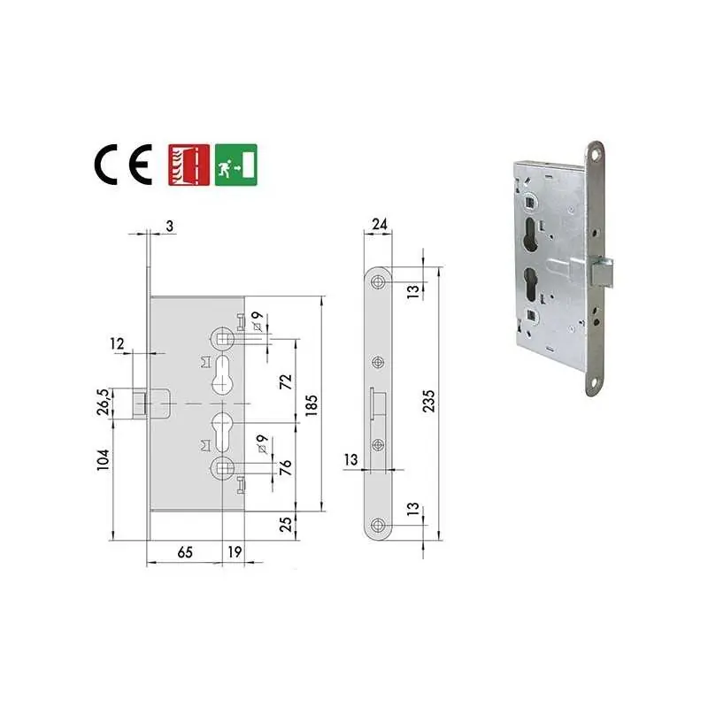 Speciale Aanbieding SERRATURE CISA DA INFILARE ART.43110,Eur 42,36
