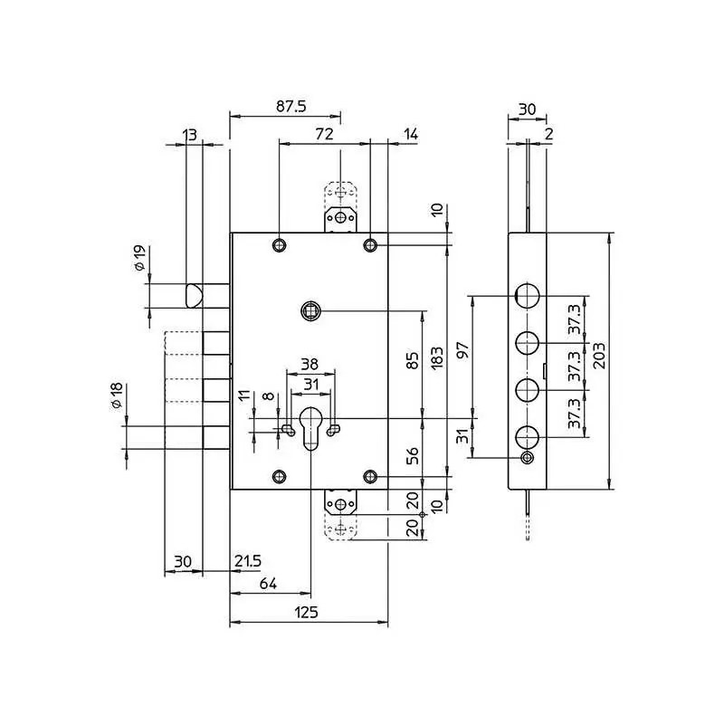 Express Levering SERRATURE CISA 56515.58.B.00.PG,Eur 130,21