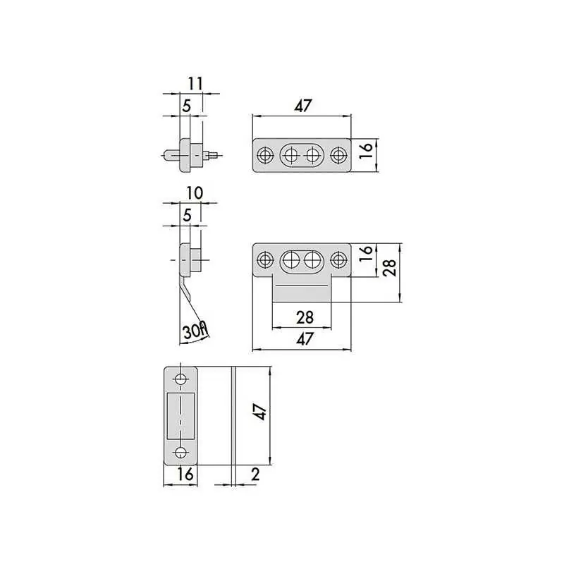Veilige Betaling COPPIA CONTATTI CISA ART.06510,Eur 15,14
