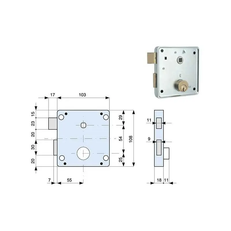 Uitverkoop SERRATURE MG ART.435,Eur 33,68 Versione DESTRA