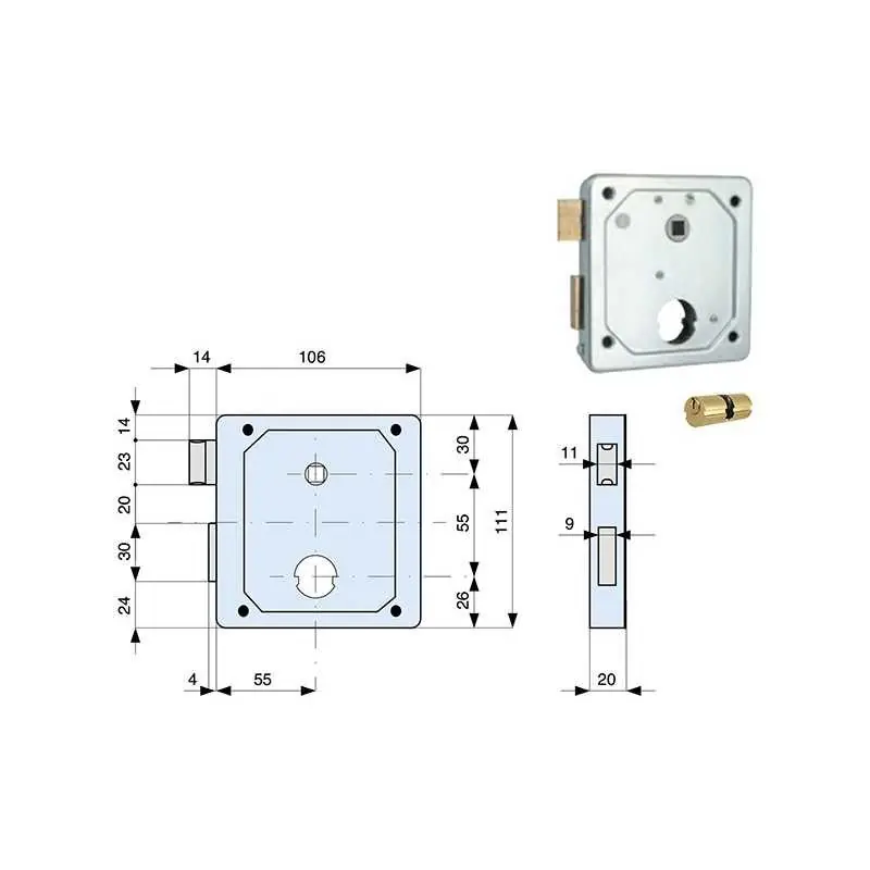 SERRATURE MG ART.437,Eur 29,43 Flitsaanbieding