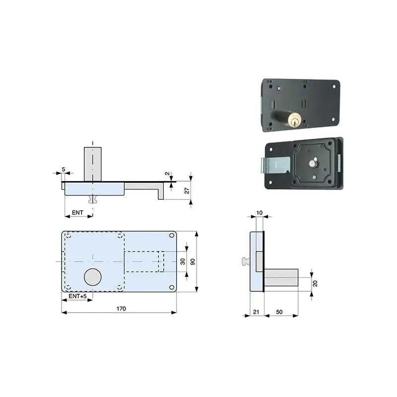 FERROGLIETTI 4 MANDATE MG ART.702 CIL.50,Eur Dagaanbieding