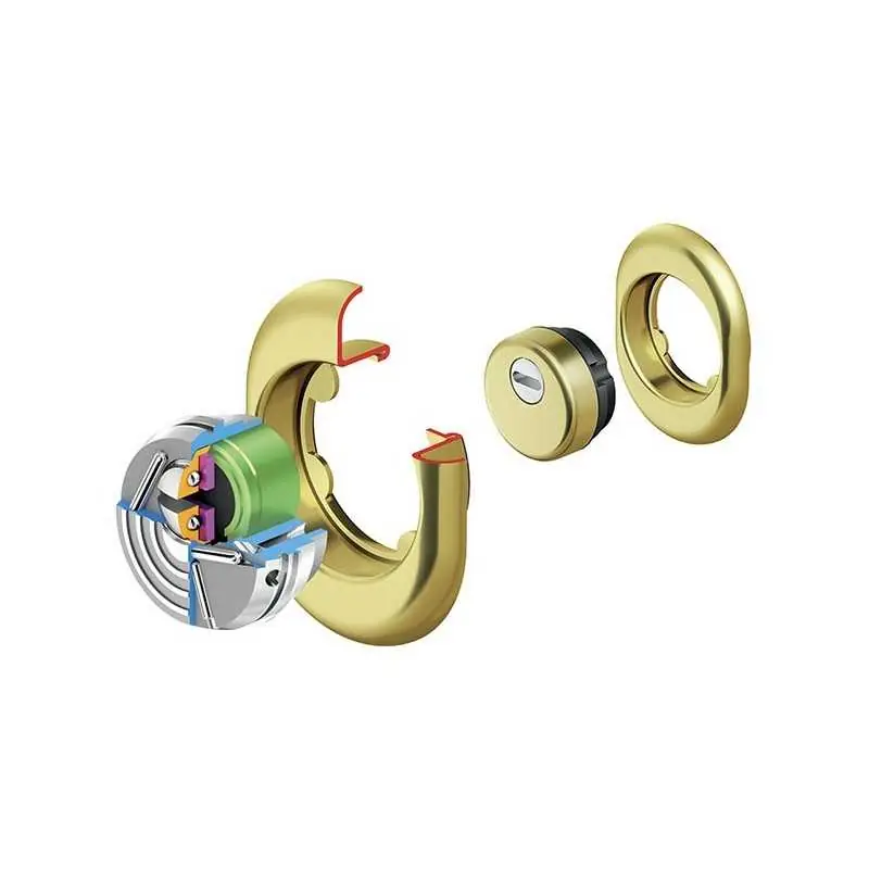 Express Levering PROTEZIONE DISEC MONOLITO BD321N-25D1,Eur 62,94 Finitura Ottone