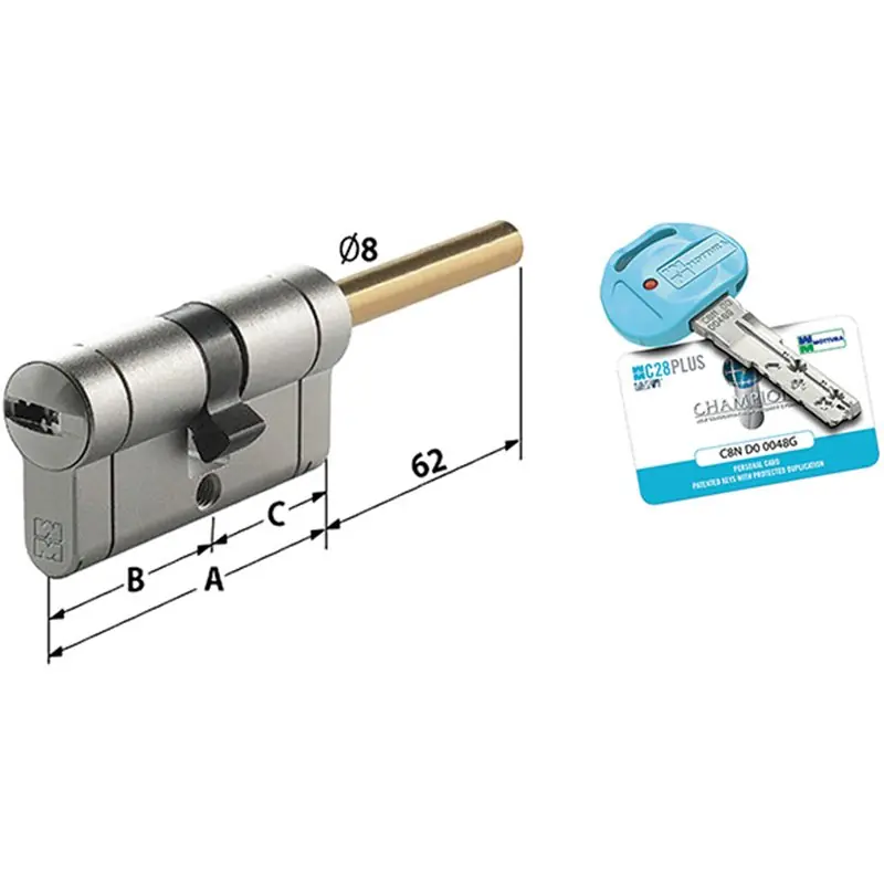 CILINDRI MOTTURA C28+ PLUS PREDISPOSTI POMOLO Exclusieve Aanbieding