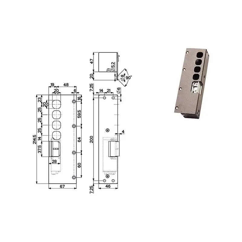 Aanbieding FERROGLIERE MOTTURA ELETTRICA ALTA 94081,Eur Versione DESTRA